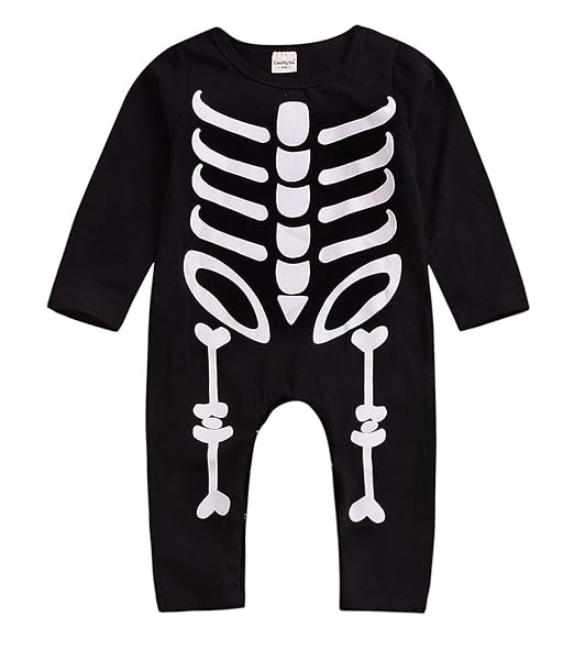 skeleton baby onesie