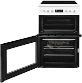 Beko KDC653W 60cm Double Oven 4 Burners Ceramic Cooker White with Programmable view 2