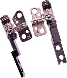 Deal4GO R+L LCD Hinge Axis Screen Hinges Replacement for Dell XPS 13 9343 9350 9360 Latitude 7404 P54G AAZ00 ZAZ80