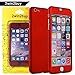 iPhone 6s Case,2win2buy [Full Body] Hybrid Tempered Glass with Acrylic Hard Case Cover Skin for iPhone 6s/iPhone 6 4.7 inch,Red