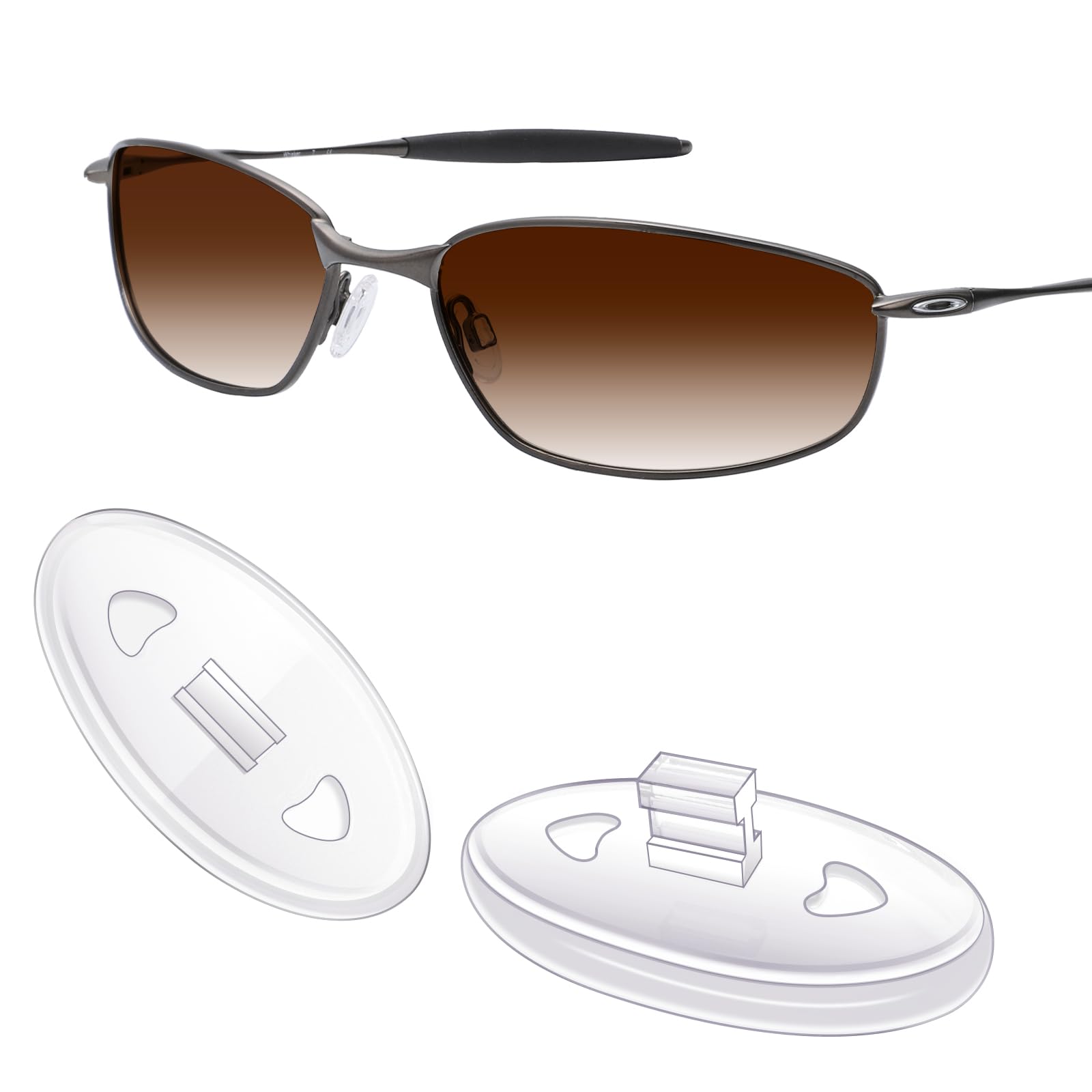 Mryok Replacement Nosepieces Nosepads for Oakley C Wire Sunglass