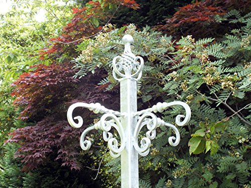 Wrought Iron Bird Feeder Pole 2 5 Meters High Buy Online In