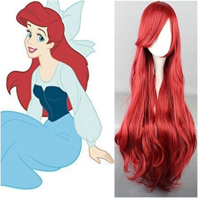 Perruque ariel la petite sirene Clearance