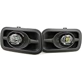 Morimoto XB LED Foglights, Plug &amp; Play Foglight Upgrade, Fits 2009-2018 Dodge Ram with Horizontal Housings, DOT Approved Assembly with White LED Chips, UV Resistant, 10 Year Warranty (1x LF290)