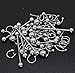 Jstyle 60Pcs Body Jewelry Piercing Lot Stainless Steel Nose Horseshoe Lip Tongue Eyebrow Tragus Body Piercing Navel Belly Ring Barbells 14G-16G
