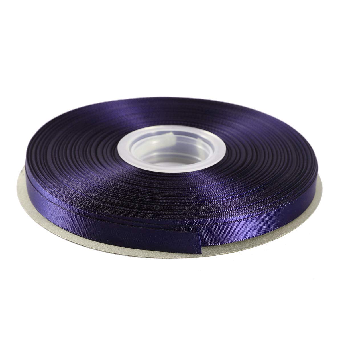 ITIsparkle 9mm Double Faced Satin Ribbon 45 Meters-Roll Set for Gift Wrapping Scrap Books Party Favor Hair Braids Baby Shower Decoration Floral Arrangement Craft Supplies, Navy Ribbon