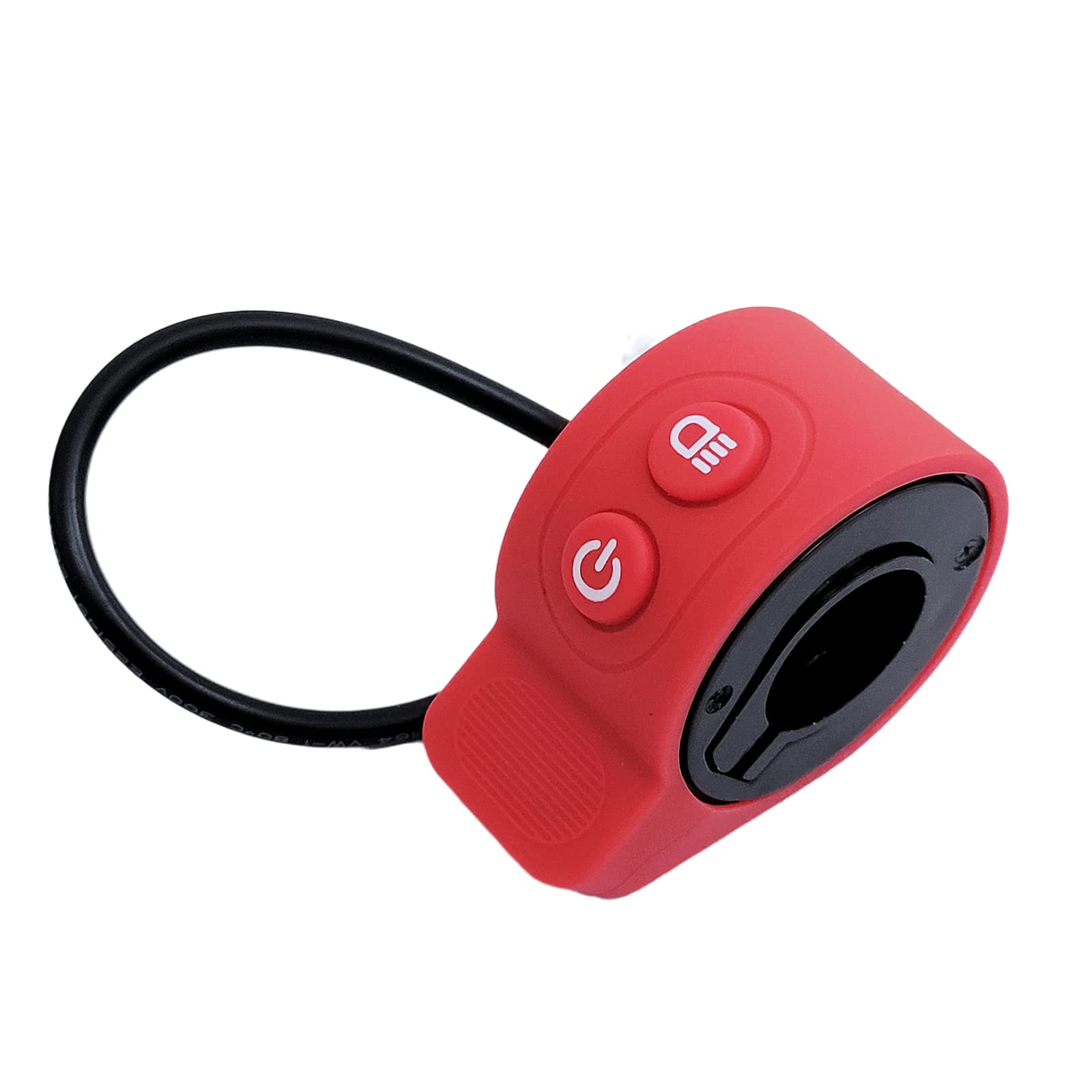 Young Wolf Universal Thumb Throttle for HX Scooter 5V ABS Silicone Accelerator Pedal Speed Control Electric Scooter Integrated Switch (Red)