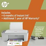 HP DeskJet All-in-One Colour Printer with HP+ 6 Months Instant Ink White view 3