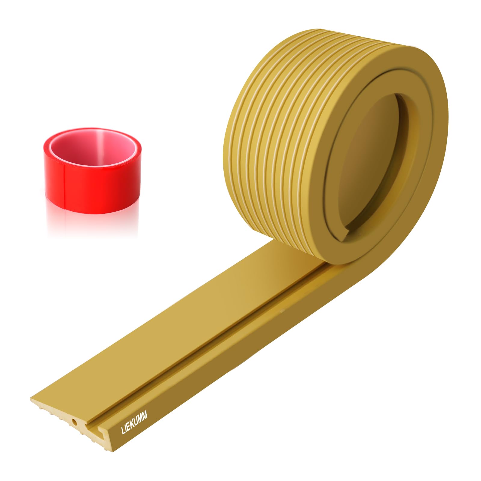 LIEKUMM 1.5 cm Height Wheelchair Ramp, 1000 kg Load Capacity PVC Portable Ramps for Wheelchairs, Indoor & Outdoor Threshold Ramp, Ramps for Mobility Scooter, Electric Wheelchair, Garage, Kerb, Yellow