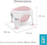 Angelcare Soft Touch Baby Bath Seat Pink Water Level Indicator Suction Cups view 9