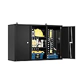 Fesbos Metal Wall Cabinets for Storage with Locking