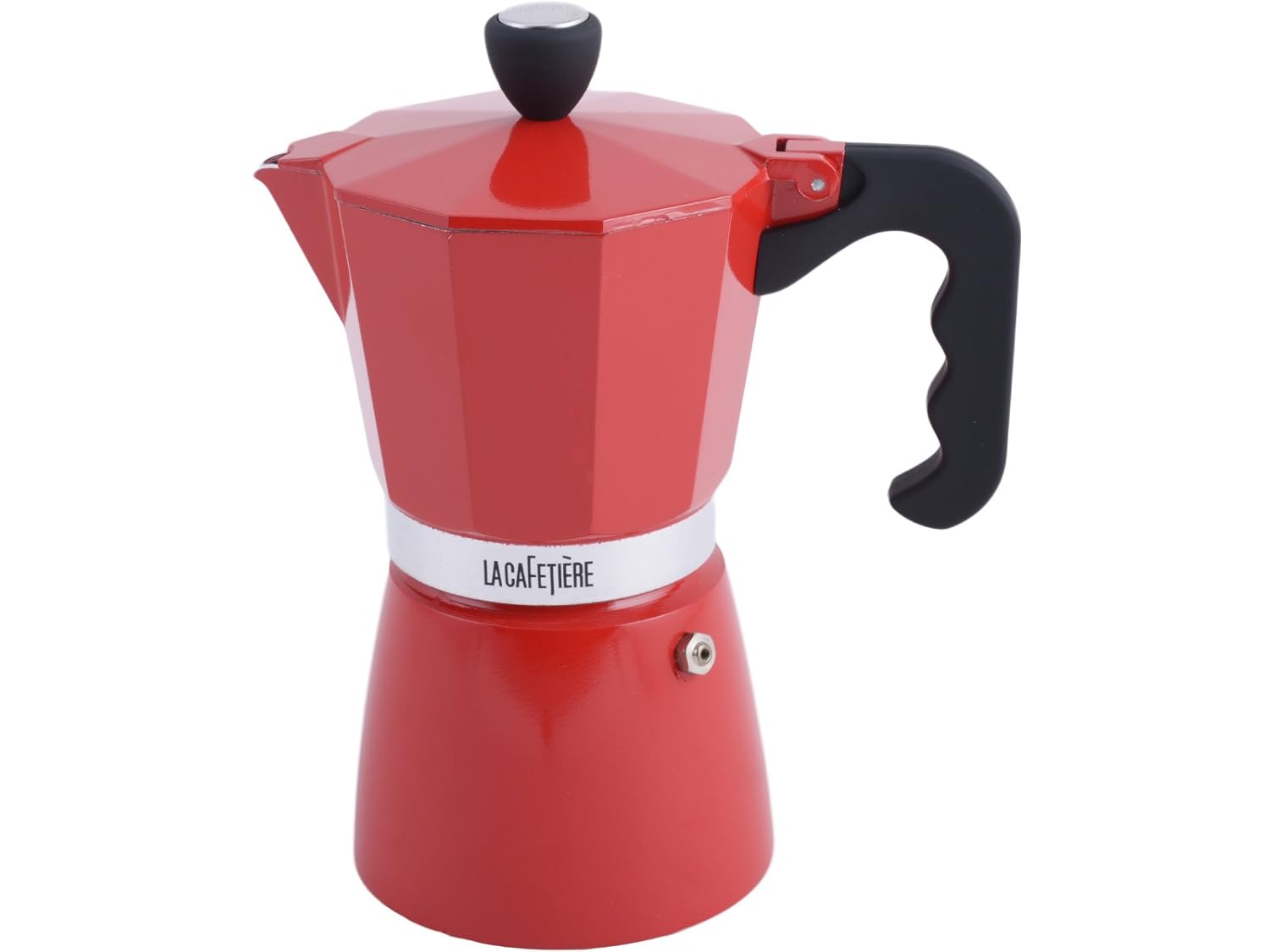 La Cafetiere Red Classic 6 Cup Stovetop Espresso Home & Kitchen