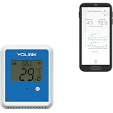 YoLink X3 Outdoor Thermometer Hygrometer Data Logger, YS8015 | Temperature History, App/Email Alerts, Up to 5-Year Battery Life, LoRa YoLink Protocol Up to 2034 Feet, Hub Required