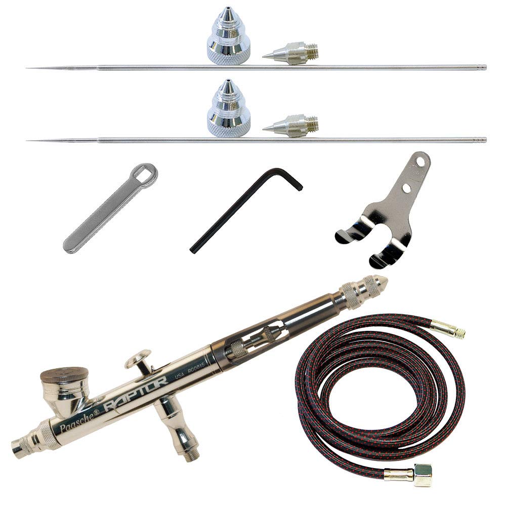 Paasche Airbrush Raptor Gravity Feed Airbrush, Multi-Colour