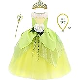 ToLaFio Princess Costume for Girls Birthday Role Play Dress Up Ball Gown Halloween Fancy Party Dress