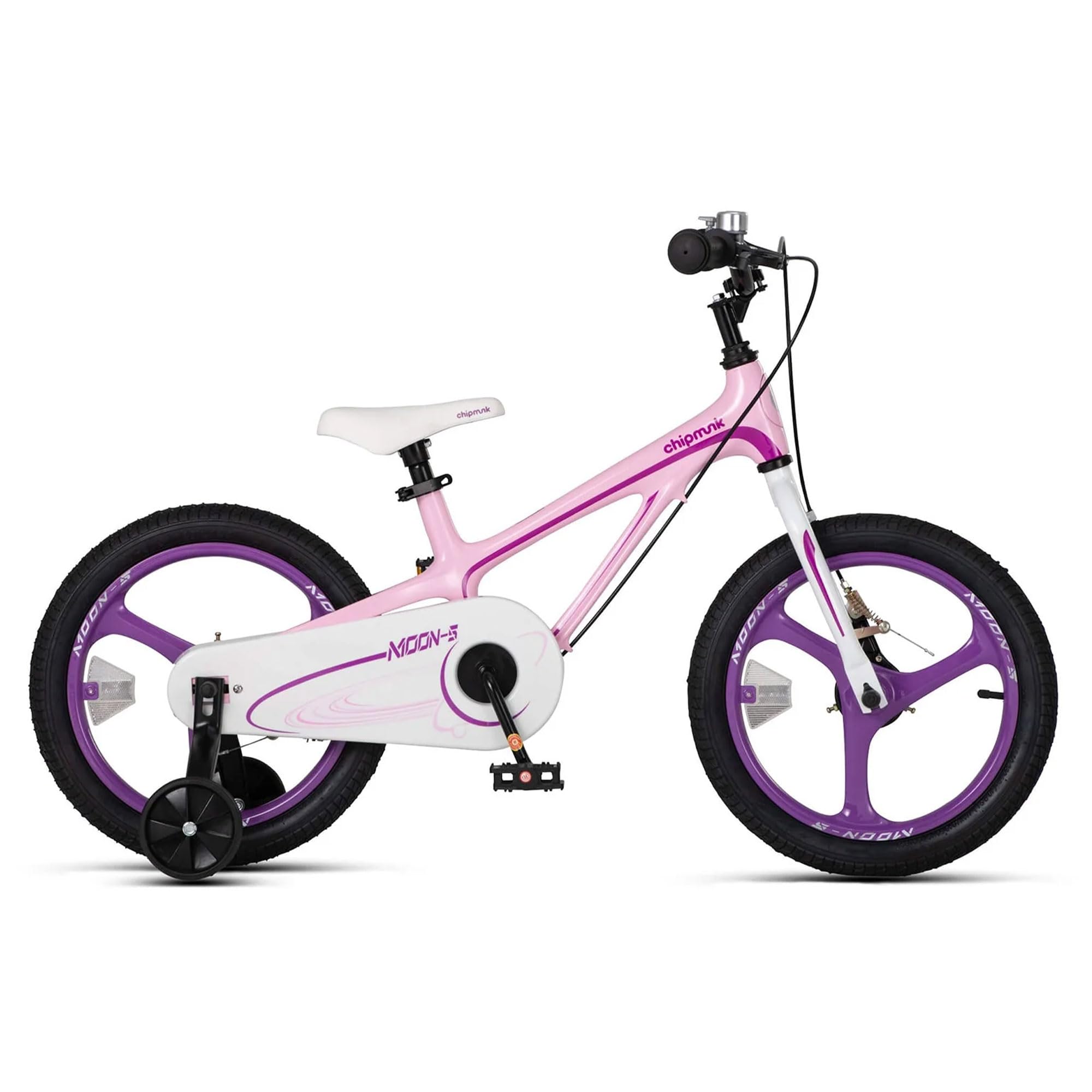 Royalbaby Space Kids Bike 14 16 18 Inch Mg Aluminium Alloy Boys Girls Bicycle Ages 3-9 Years Disc Brakes Dual Handle Brakes Training Wheel Options