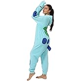 Funnyparty Animal Cosplay Pajamas Cartoon Onesie Halloween Costume Adult One Piece Sleepwear Women Men