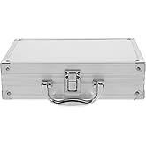 SEWACC Aluminum Briefcase Multi-functional Toolbox Carrying Box Handheld Suitcase for Garden Tools Cosmetic Instrument
