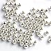 Tacool(TM) 100pcs Genuine 925 Sterling Silver Round Ball Beads for Jewelry Making Findings (2mm) primary