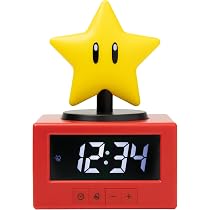 Paladone Super Mario Mushroom Alarm Clock Light - Officially
