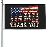 Thank You Veterans Flag 3X5 Ft Double Sided Garden Flag Banner Outdoor Indoor Hanging Decoration