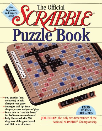 The Official Scrabble Puzzle Book by Joe Edley