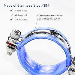 AKIHISA 2 Inch Wall Mount Ceiling Mount Pipe