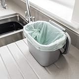 Addis Everyday Kitchen Food Waste Compost Caddy Bin 4.5 Litre Pomegranate view 2