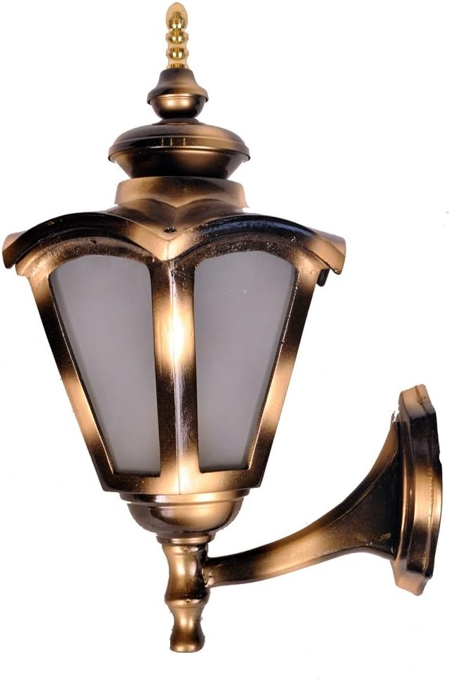 DecoLight 60W Indoor/outdoor Wall Light, Gold
