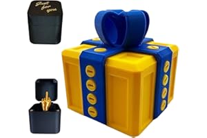 The Prank Puzzle Box – Funny Screw Challenge with Surprise Pop-Up Gesture, 3D Printed Gag Gift Box for Halloween, Christmas, 