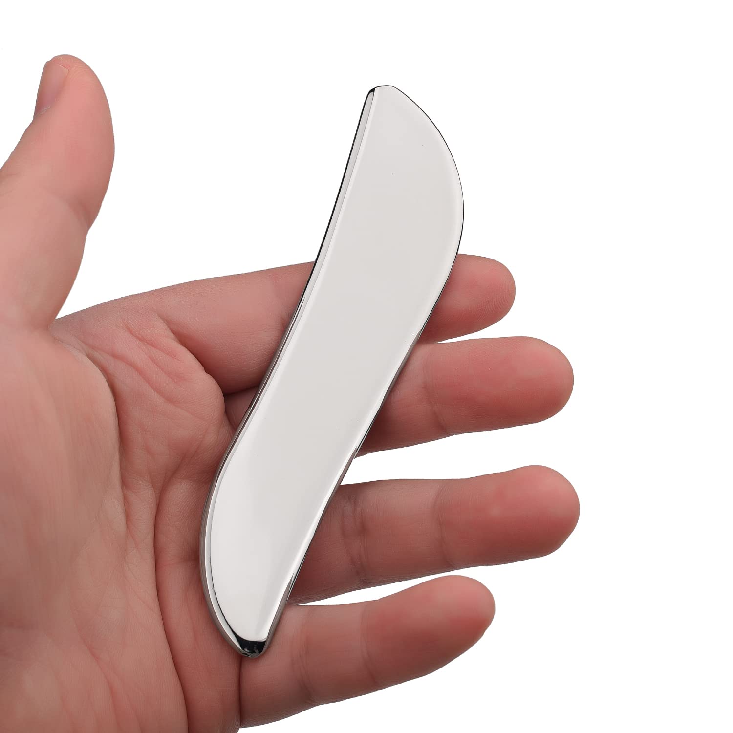 MFUOE Stainless Steel Gua Sha Scraping Massage Tool - IASTM Tools - Great for Soft Tissue Mobilization & Scar Tissue Treatment