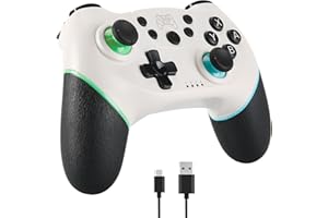 Wireless Pro Controller Compatible for Nintendo Switch, Sefitopher Bluetooth Switch Pro Controller Gampad Joypad, PC Wired Co