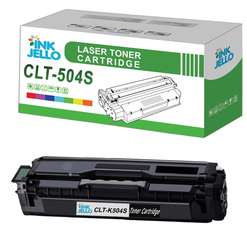 InkJello Compatible Toner Cartridge Replacement for Samsung CLP-415N CLP-415NW CLX-4195FN CLX-4195FW Xpress SL-C1810W Xpress SL-C1860FW CLT-K504S (Black)