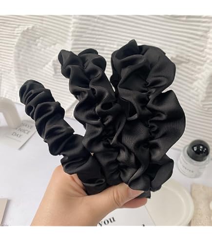 Amazon.com : Ncozwo 3 Pcs Ruched Wide Headbands for Women  display picture 1