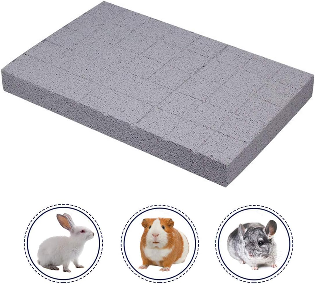 Rabbit Foot Pad Grinding Teeth Chew Toy for Bunny Rat Gerbil Chinchilla Hedgehog Guinea Pig