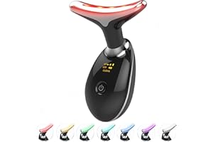 Fastaid 7-in-1 Deplux Skin Care Tool, Face Neck Massager for Skin Care Routine at Home, Glossy Black