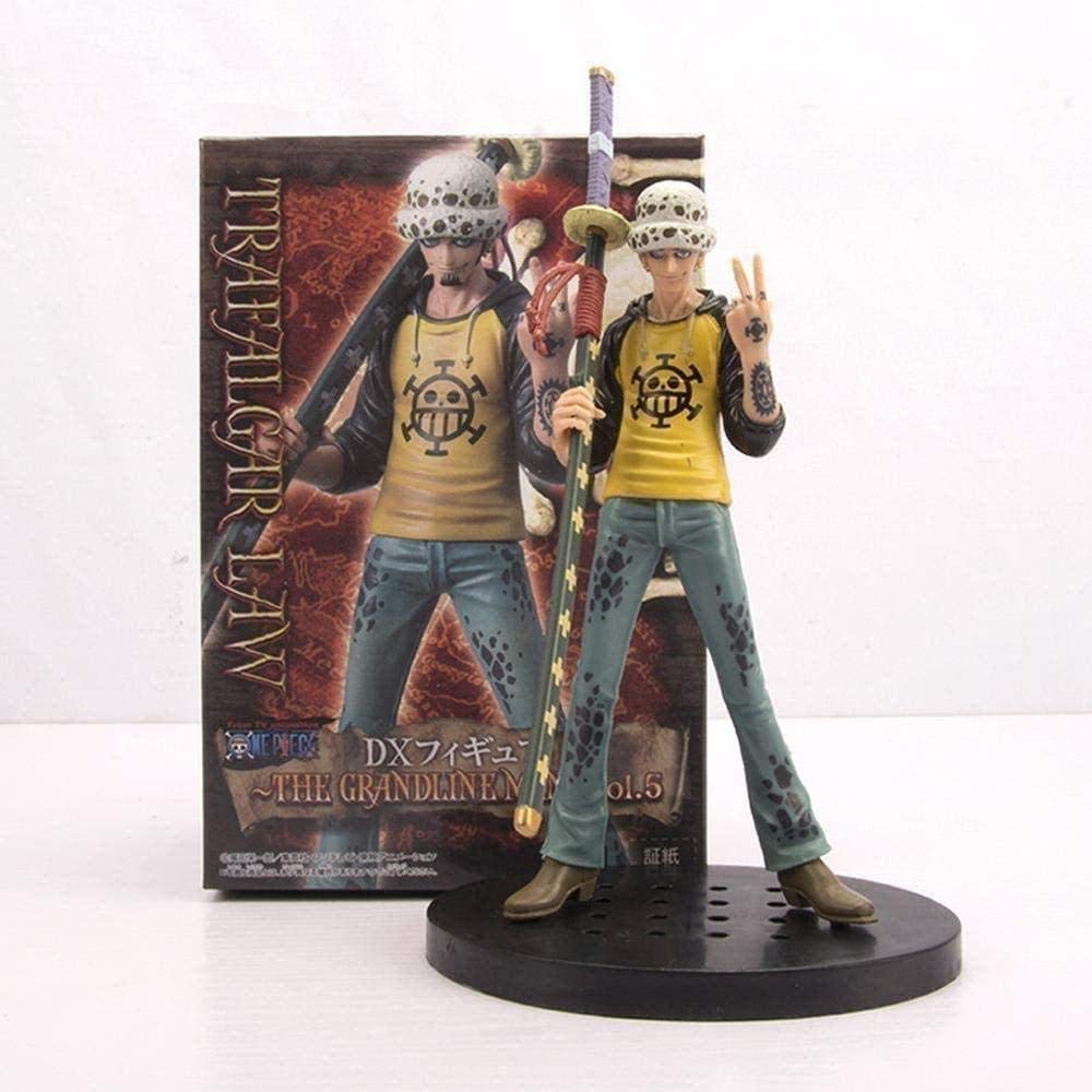 ZW18U Best Gift Toy One-Piece Action Figure Figma Trafalgar Law Sabaody Island Law Statue Model Deco
