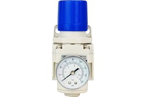 BLCH 3/8" NPT Air Pressure Regulator - Air Regulator for Compressor,Air Compressor Regulator Air Drying System AR3000-03 Gauge 0-160 PSI