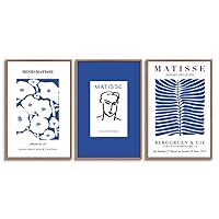 3 Piece Framed Canvas Wall Art Black Deer Canvas Prints Home Artwork Decoration for Living Room,Bedroom - 16