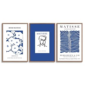 signwin 3 Piece Framed Canvas Wall Art Black...