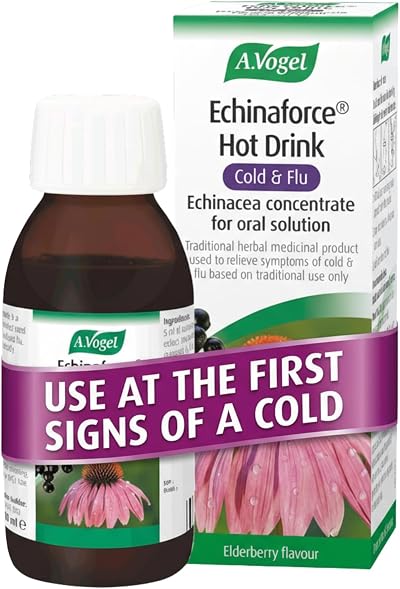 A.Vogel Echinaforce Hot Drink Echinacea Concentrate 100ml Elderberry