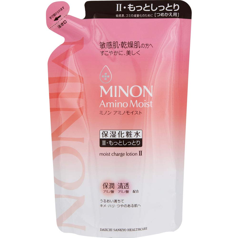 MINON(ミノン) アミノモイスト モイストチャージ ローションII(もっとしっとりタイプ) つめかえ用 130mL ホワイト商品画像