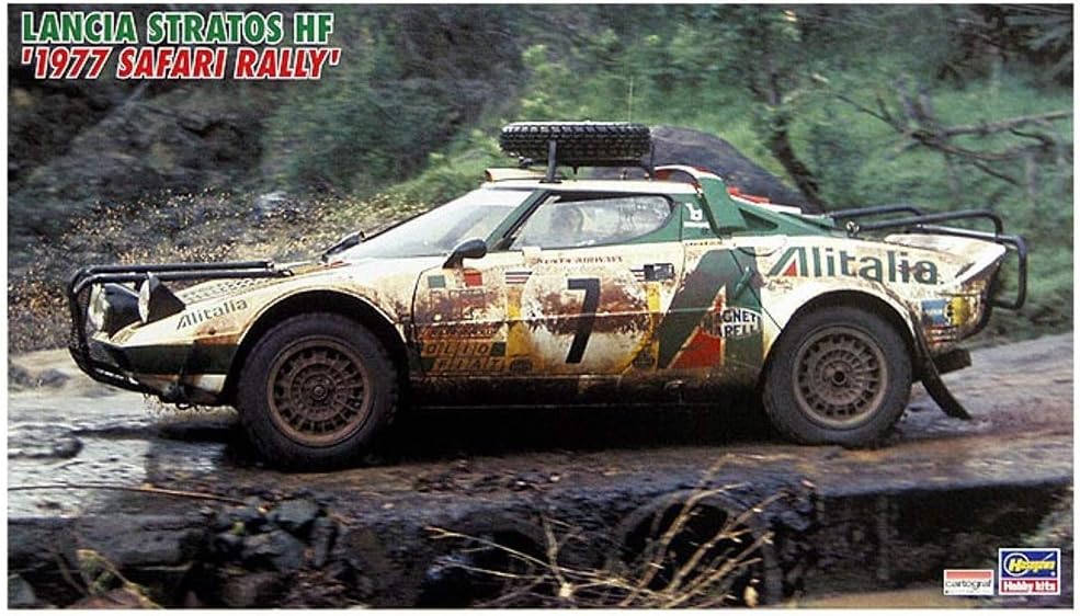 Hasegawa 1/24 Lancia Stratos Hf 1977 Safari Rally - HMCR36, Mehrfarbig, 6.34 inches - Image 3