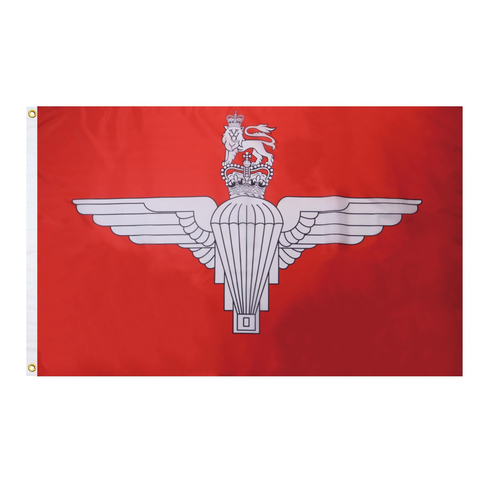 AZ FLAG - United Kindgom Parachute Regiment Flag - 2x3 Ft - 100D Polyester Union Jack Banner with Two Metal Grommets - Fade Resistant - Vivid Colors - 2' x 3' Feet - 90x60 Cm