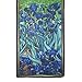 Galleria-Van Gogh Irises Auto-Open/Close Large Portable Rain Folding Umbrella
