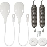 WD49X30778 Door Cable and Spring Kit, Prevents Dropping | Ajar, or Latching Failures, for GE, Hotpoint, Haier Dishwashers, Restore the Best Weight Distribution - 2PCS