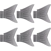 Bassdash SwimShad Glide Baits Jointed Swimbait Bass Pike Salmon Trout Muskie Fishing Lure (6-Pack of Rubber Tails, 7in/2.2oz)