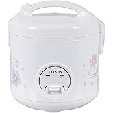 TAYAMA Automatic Rice Cooker & Food Steamer 10 Cup, White (TRC-10RS)