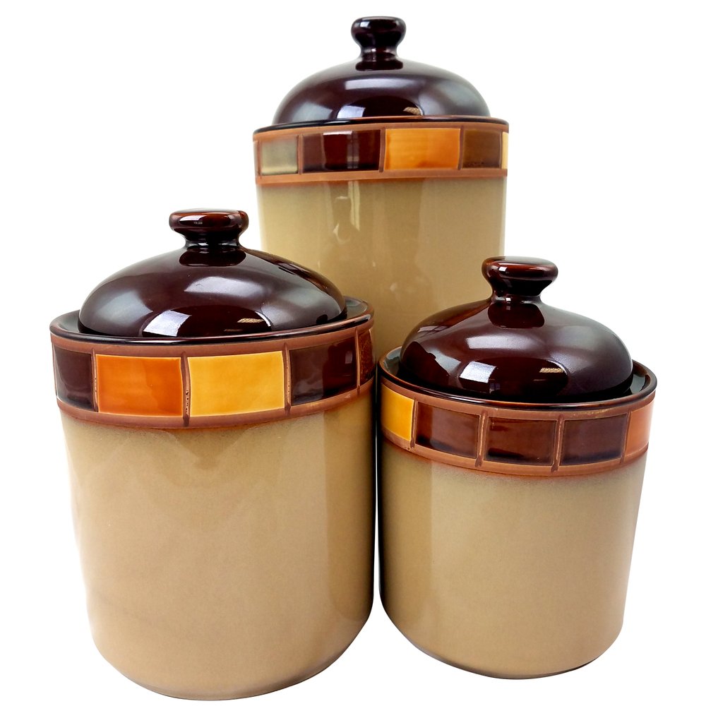 Casa Estebana 3 pc Canister Set