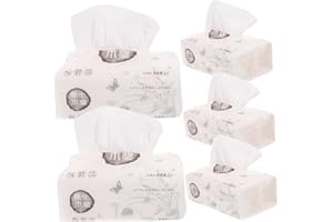 BIUDECO 5pcs Facial Towels Disposable Wet and Dry Makeup Remover Napkins Soft Flexible Skincare Cloths